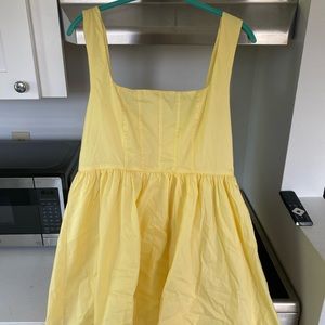 Forever 21 Sleeveless Yellow Dress